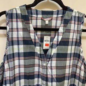 Gap button knee length dress